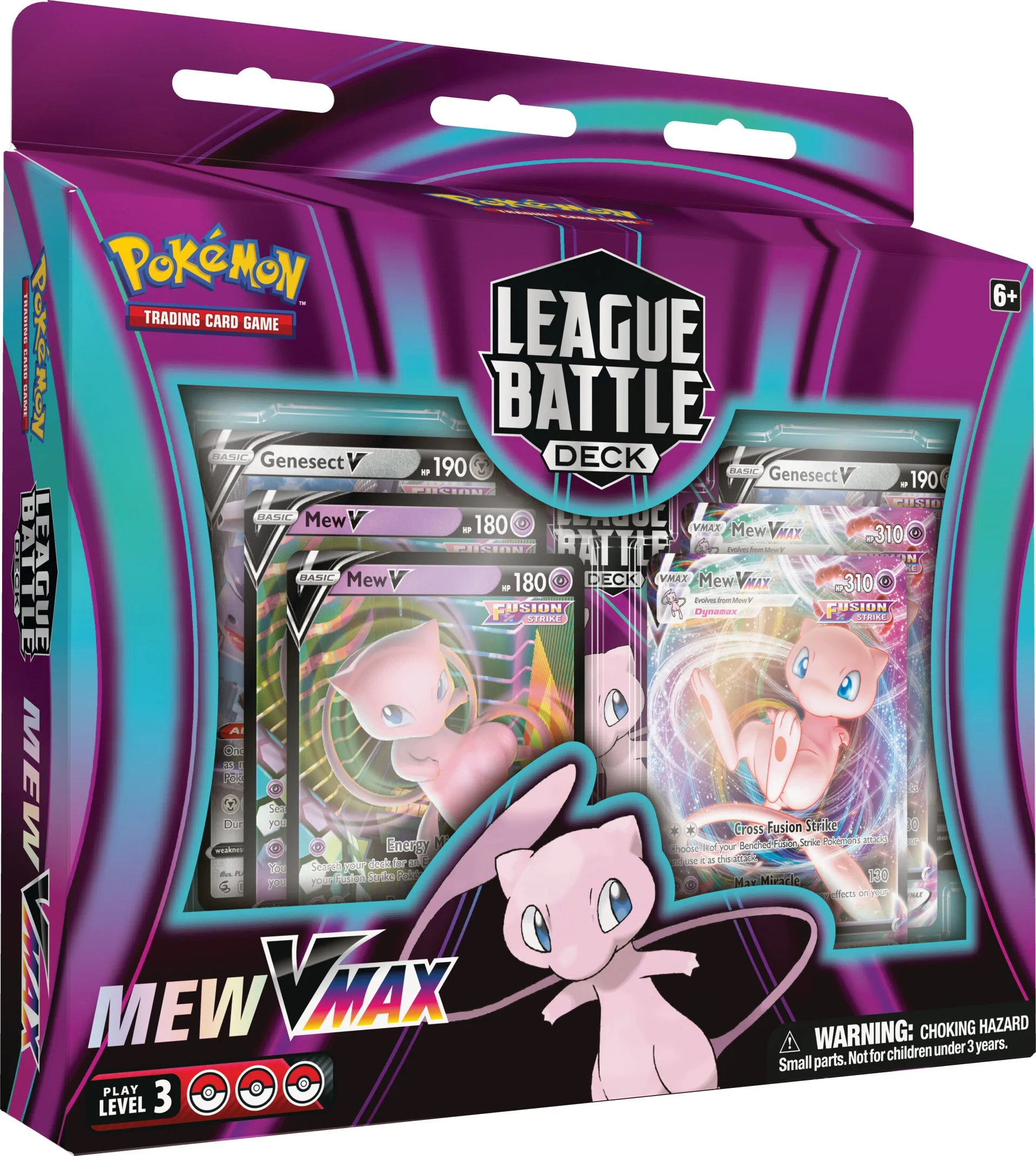 League Battle Deck Mew VMAX box